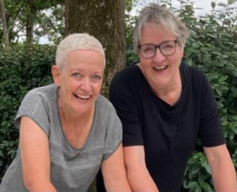 Ingeborg Roukema en Corine van der Voort